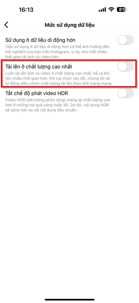 Cách tải ảnh và video lên Instagram ở chất lượng cao nhất 3