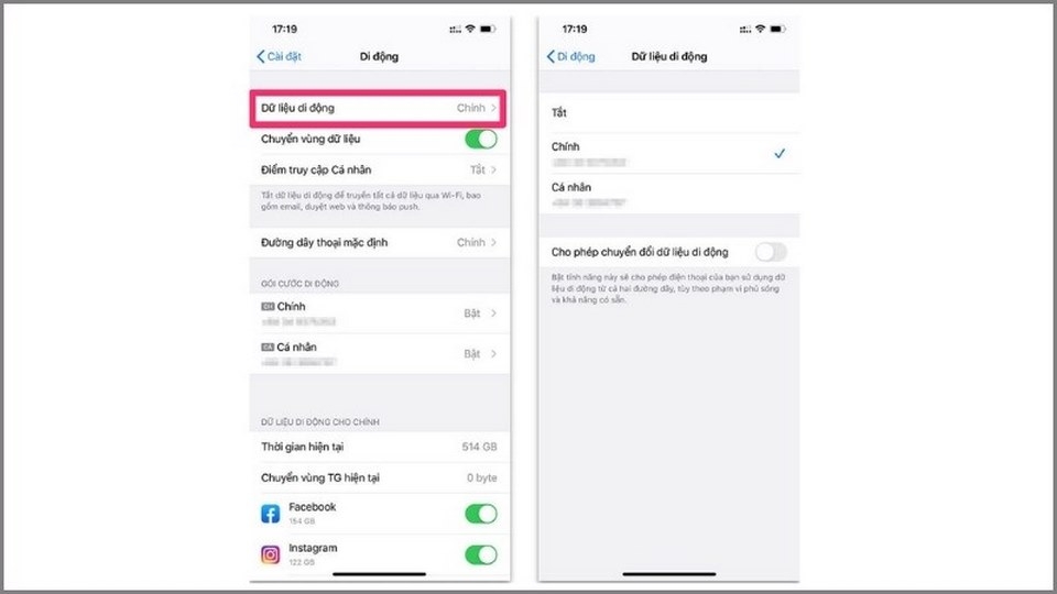 Theo dõi bước cài đặt tiếp theo