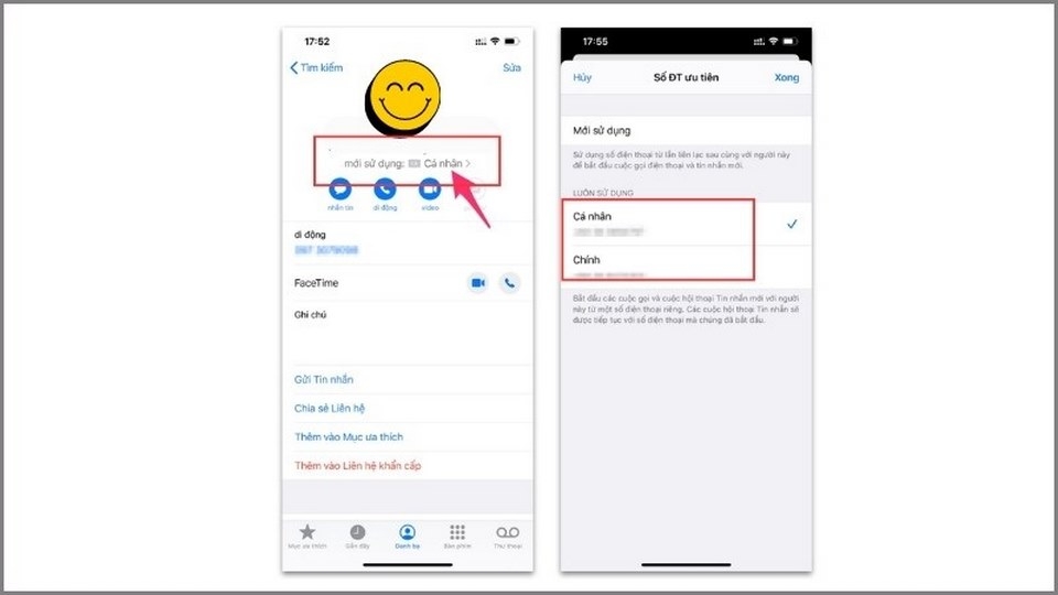 Cách thiết lập danh bạn đơn giản
