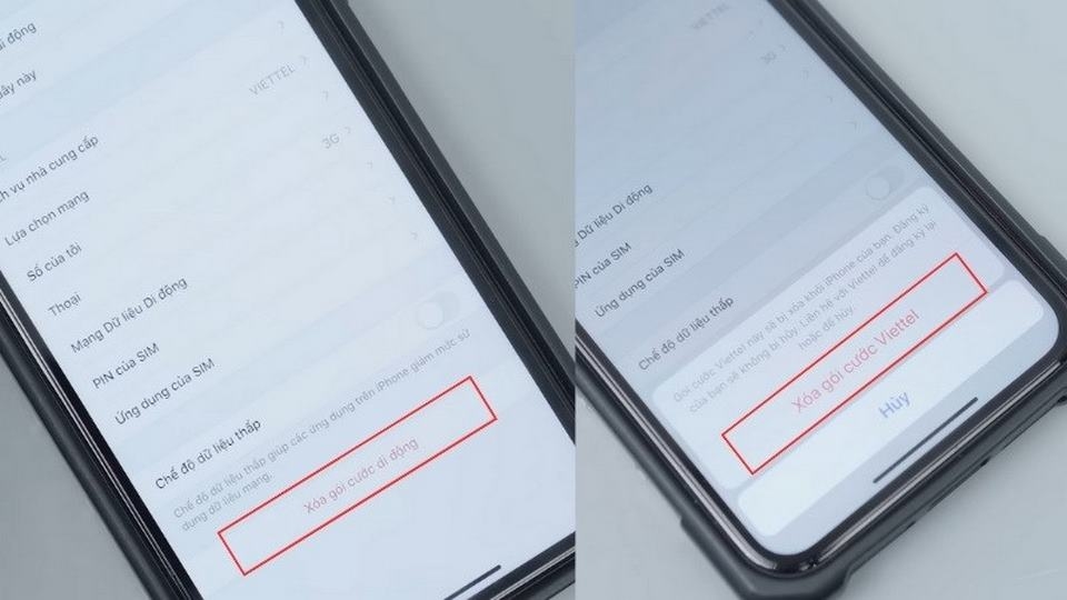 Chọn bước xóa cuối cùng