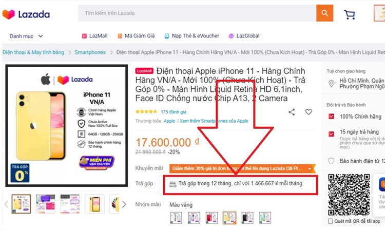 Trả góp Lazada (hình 4)
