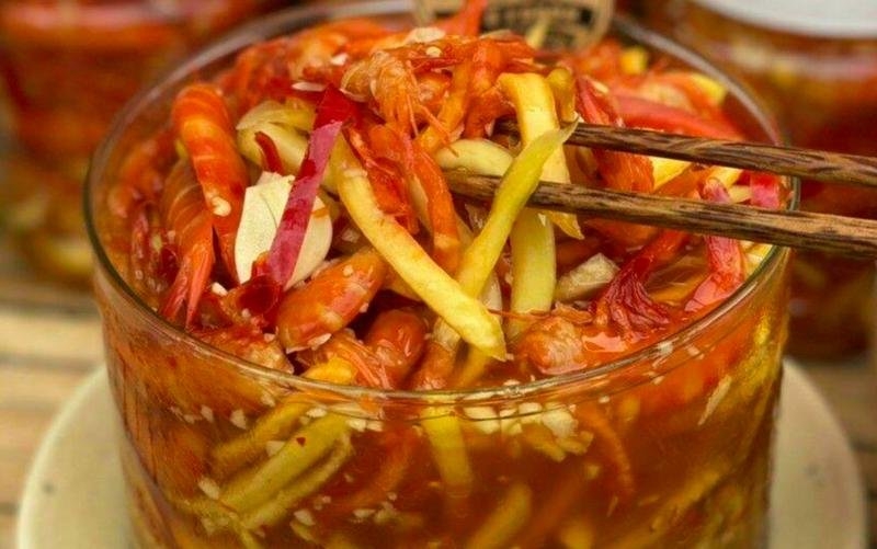 mắm tép đu đủ - hình 6