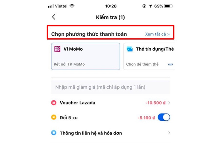 điểm nhận hàng Lazada&nbsp;(hình 6)