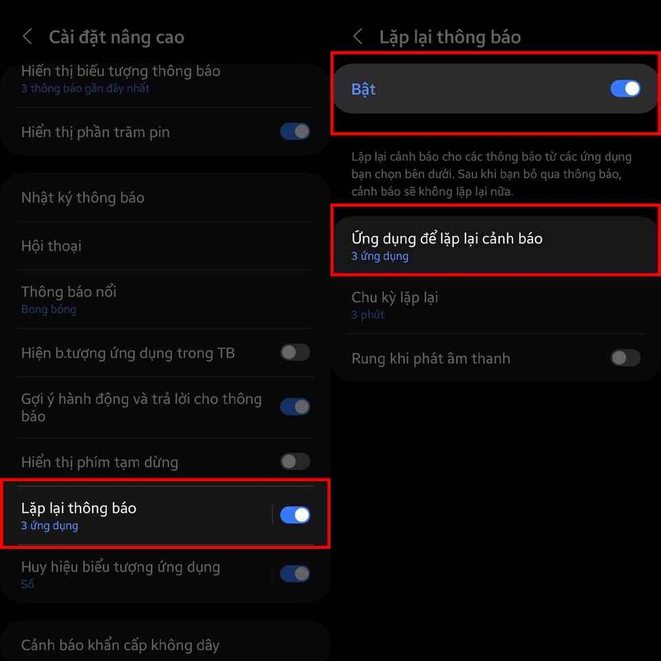Quy trình bật lặp lại đơn giản