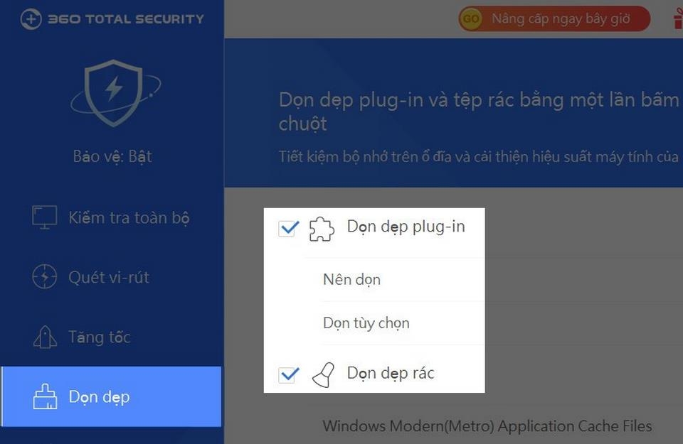 Tiện ích được nâng cấp toàn diện