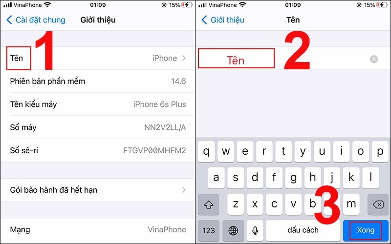 đổi tên thiết bị iPhone - hình 4