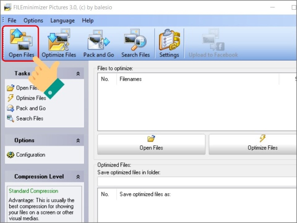 FILEminimizer Pictures là phần mềm chỉnh sửa dung lượng hình ảnh hiệu quả