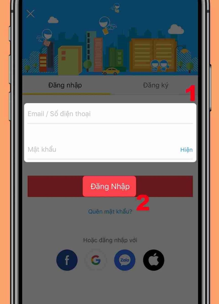 Chọn cách đăng nhập phù hợp