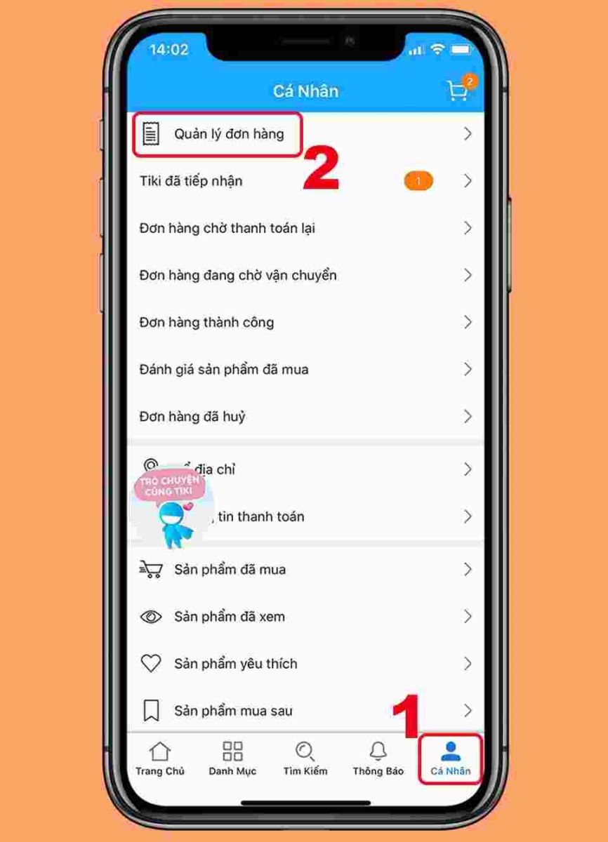 Quan sát thông tin trên điện thoại