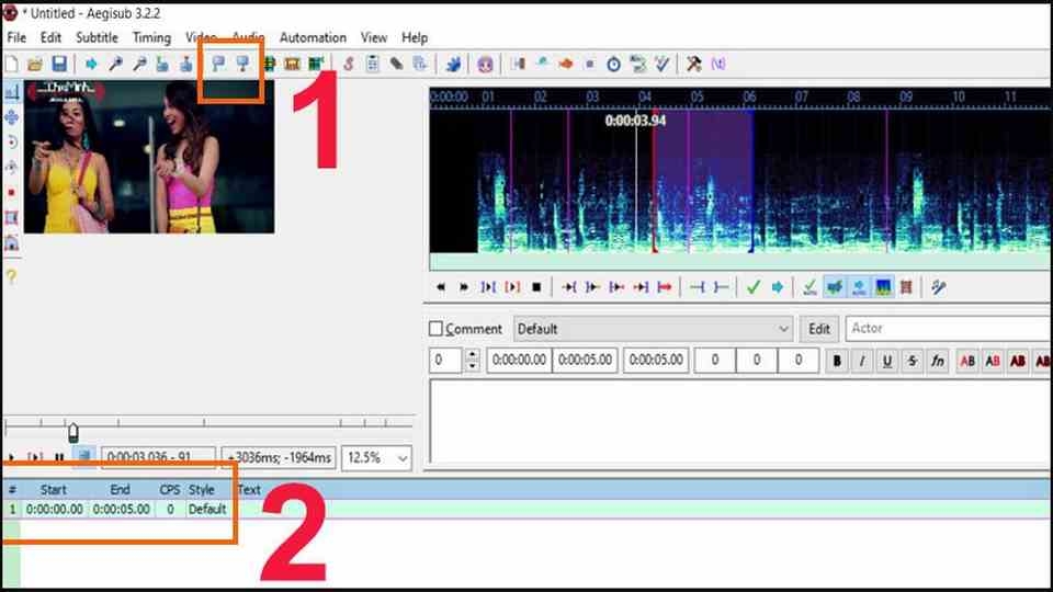 Hoàn thành thao tác hiển thị