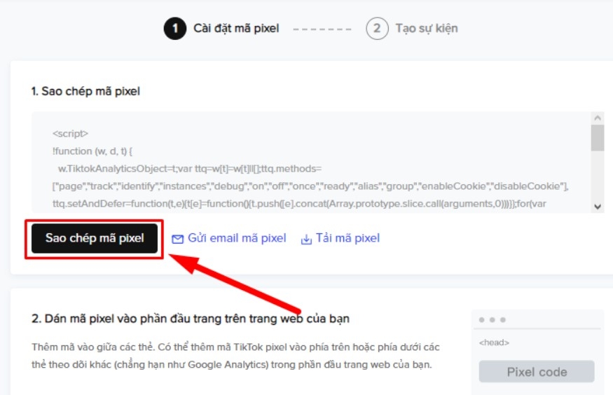 TikTok Pixel là gì? Hướng dẫn chi tiết cách tạo TikTok Pixel và cài TikTok Pixel trên website 6