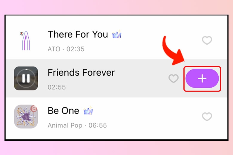 Chọn bài hát cần ghép