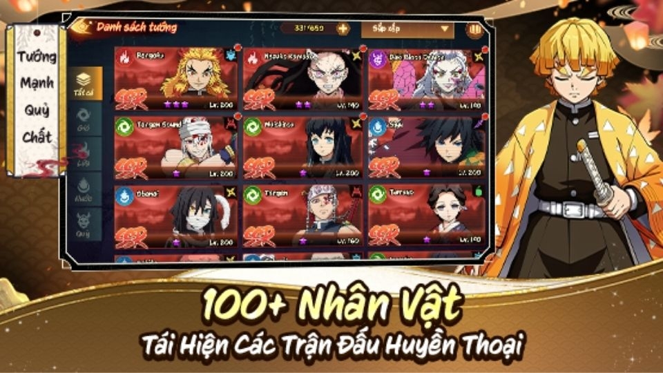 Đa dạng nhân vật