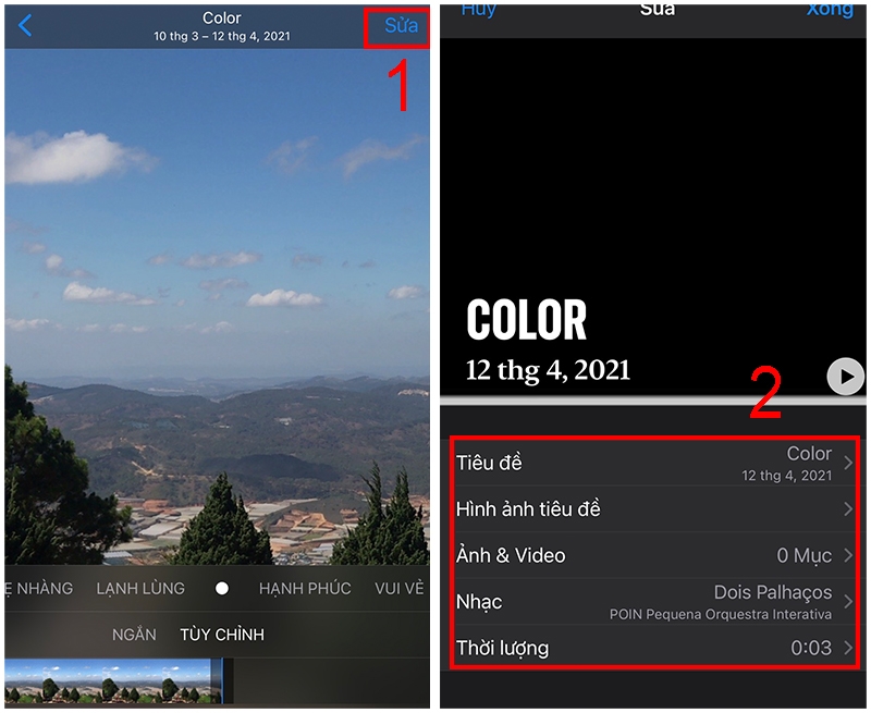 Tạo video từ ảnh trên iPhone chưa bao giờ đơn giản đến vậy với ứng dụng Ảnh 6