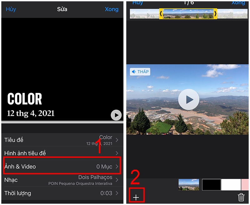 Tạo video từ ảnh trên iPhone chưa bao giờ đơn giản đến vậy với ứng dụng Ảnh 7