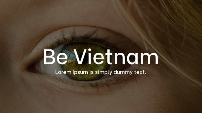 Font chữ đẹp trong Word: Be Vietnam