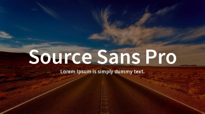 Font chữ đẹp trong Word: Source Sans Pro