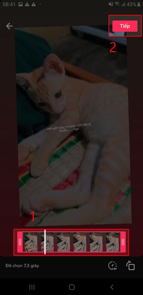 Chỉnh thời lượng video