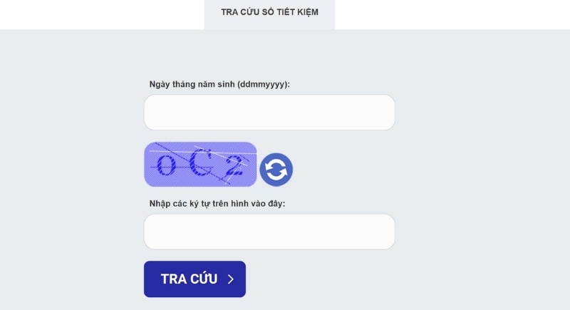 Tra cứu trên website ngân hàng