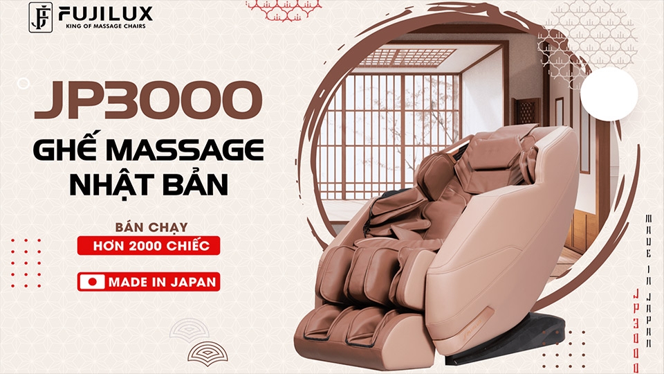 Fujilux là thương hiệu ghế massage đến từ Nhật Bản
