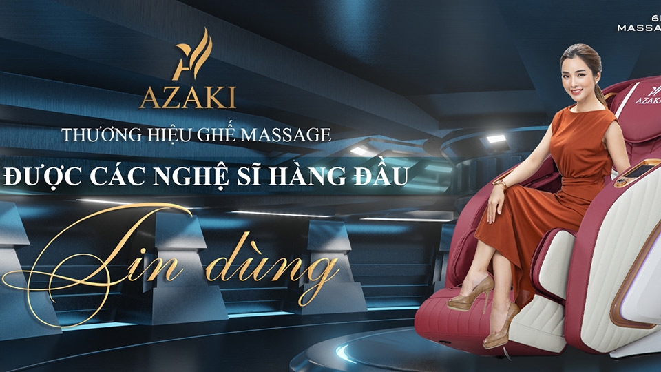 Azaki là thương hiệu ghế massge cao cấp tốt hàng đầu