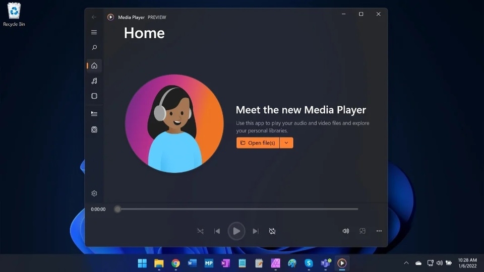Phần mềm nghe nhạc Windows Media Player