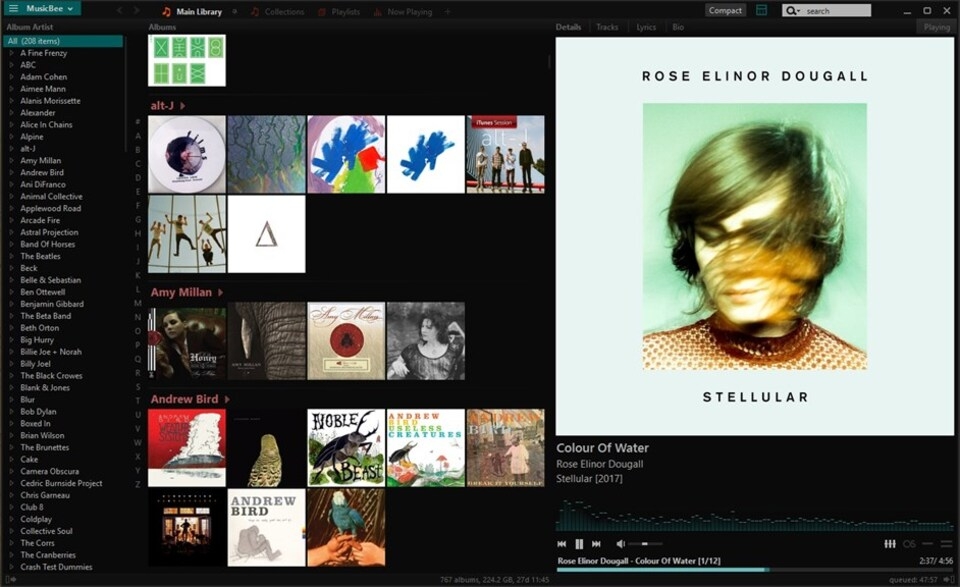 Phần mềm nghe nhạc MusicBee