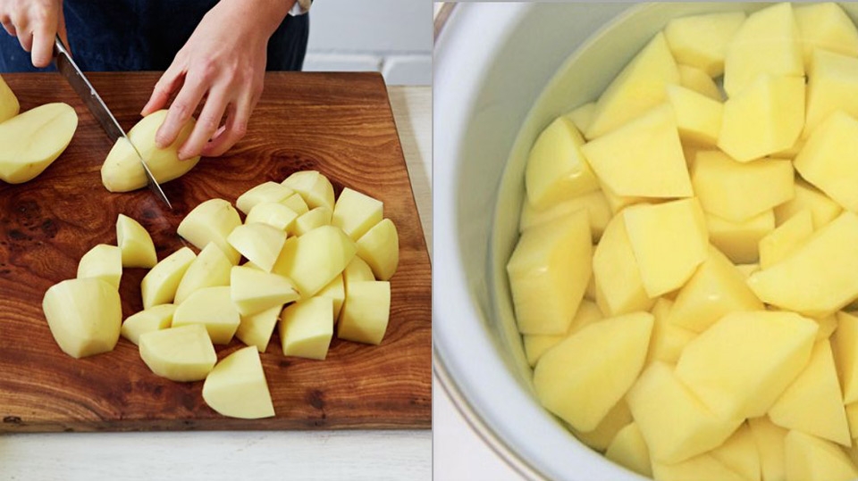 Ngâm pate trước trong nước muối