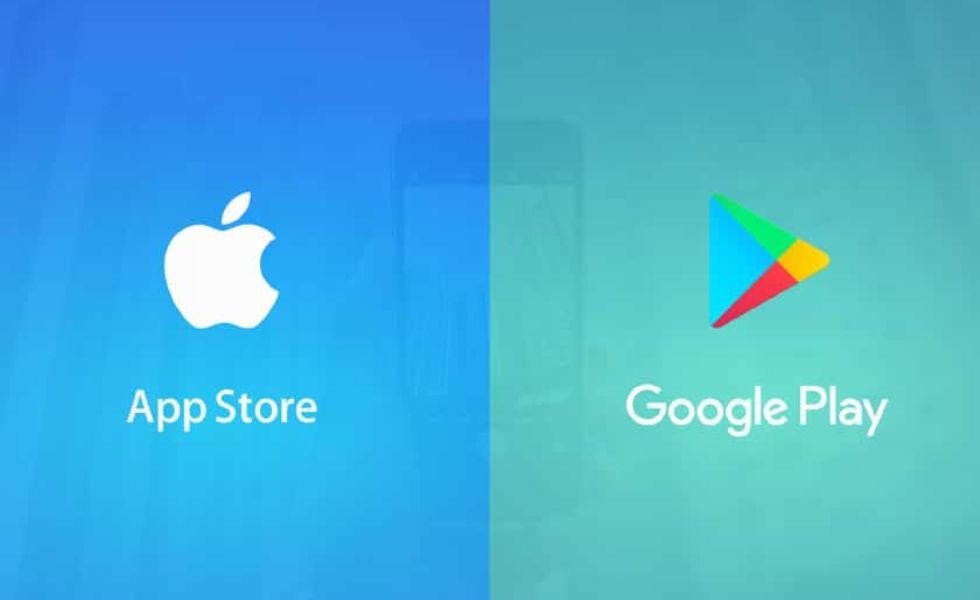 App Store và Google Play