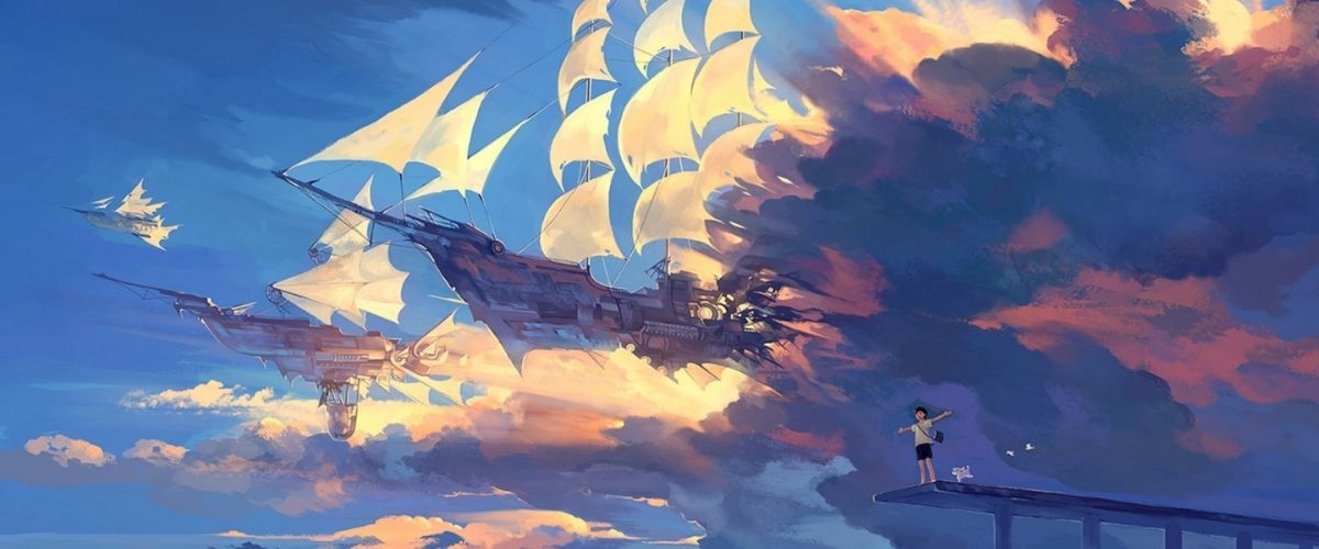 bầu trời trong anime