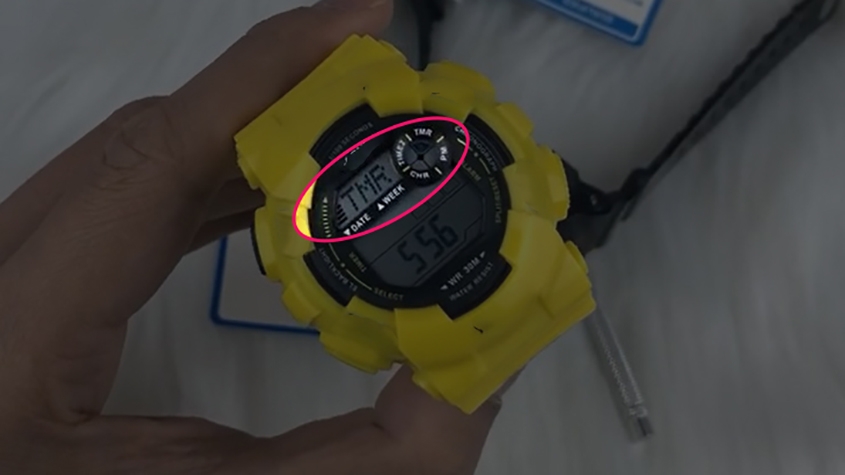 Nhấn nút C để khởi động chức năng đếm ngược