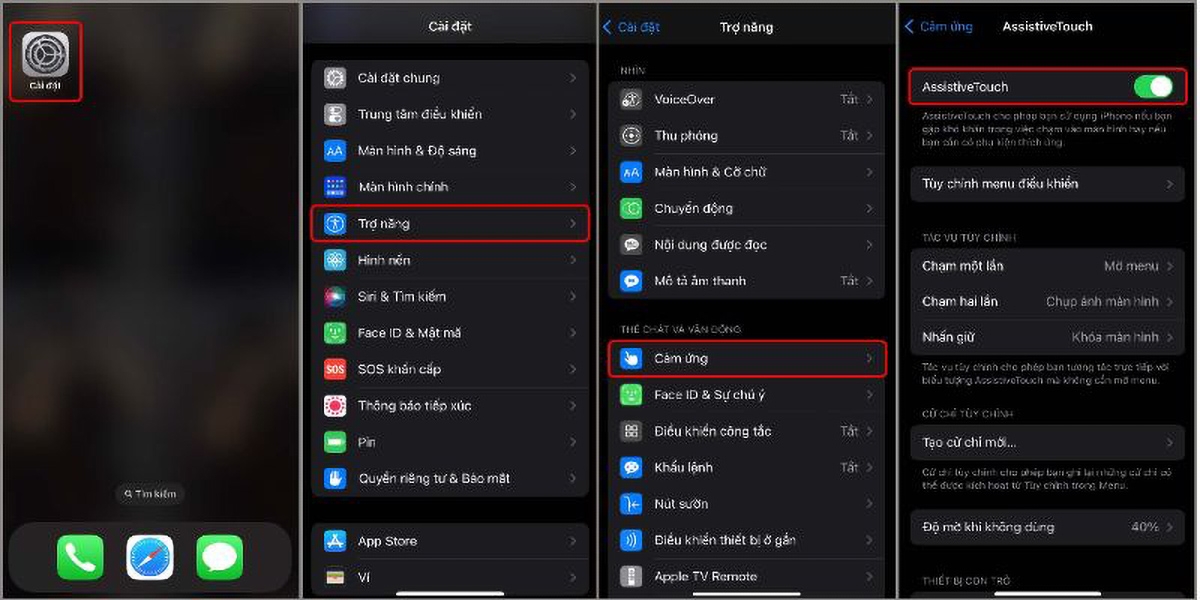 tắt nút home ảo trên iPhone - hình 4