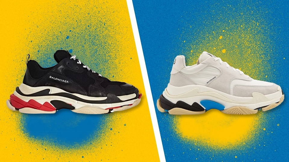 Poster giày Balenciaga Triple S Sneakers