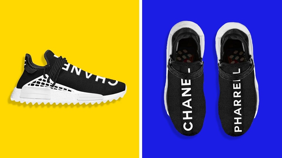 Poster giày Chanel x Pharrell Williams sneakers