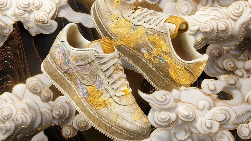 Poster giày Nike Air Force 1 Low China 'Year of the Dragon'