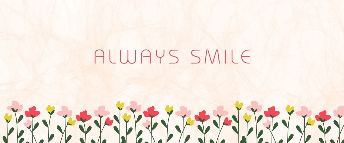 hình bìa always smile