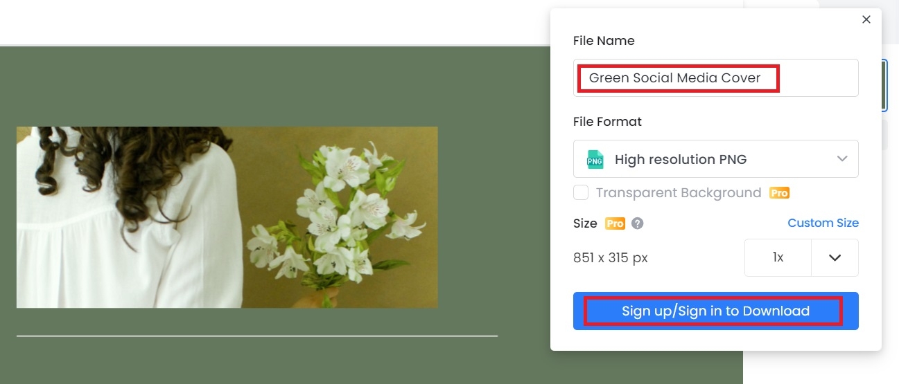 Download ảnh bài về máy