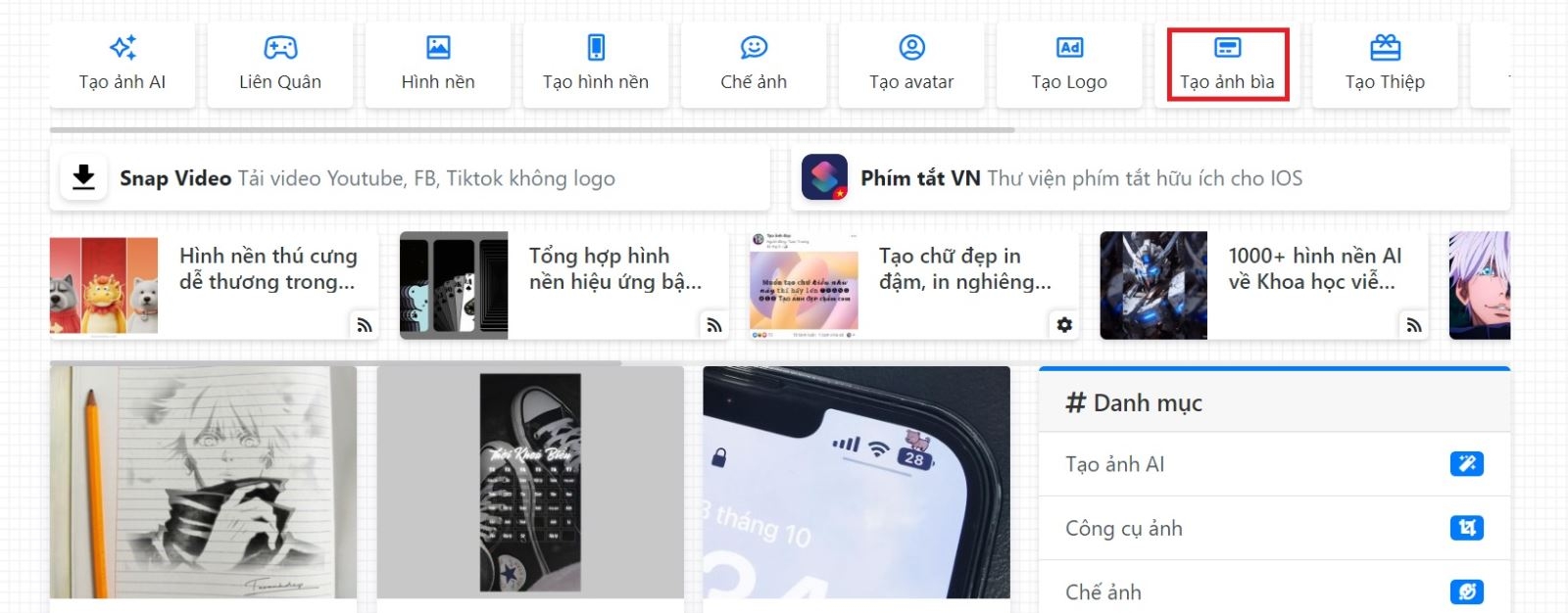 Truy cập vào taoanhdep.com
