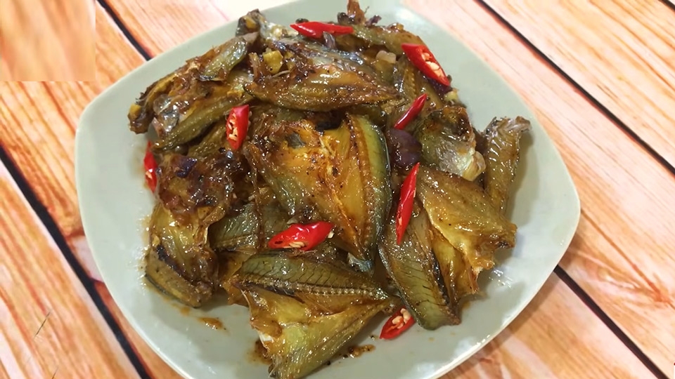 Thành phẩm cá khô rim hấp dẫn