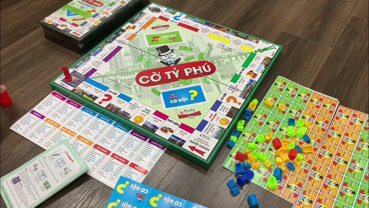 Luật chơi cờ tỷ phú mới nhất năm 2024 cùng một vài thủ thuật chơi siêu dễ, siêu vui bạn nên thử 1