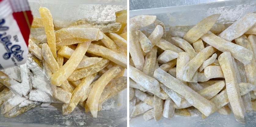 chiên khoai tây giòn - Ảnh 10