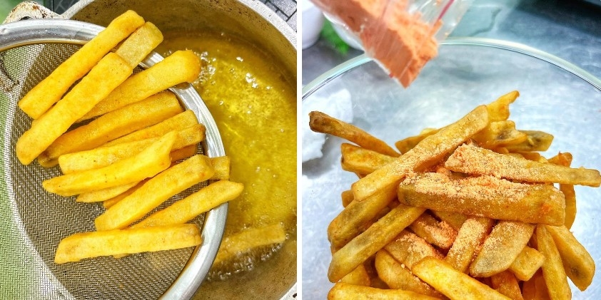 chiên khoai tây giòn - Ảnh 12