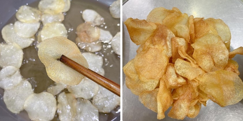 chiên khoai tây giòn - Ảnh 4