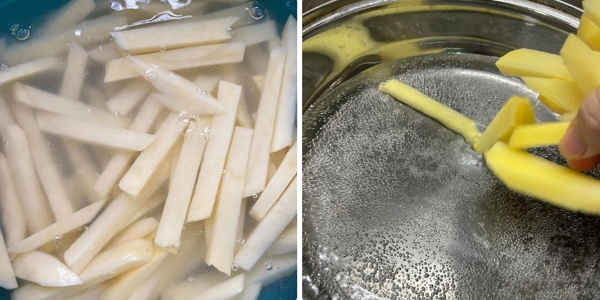 chiên khoai tây giòn - Ảnh 9