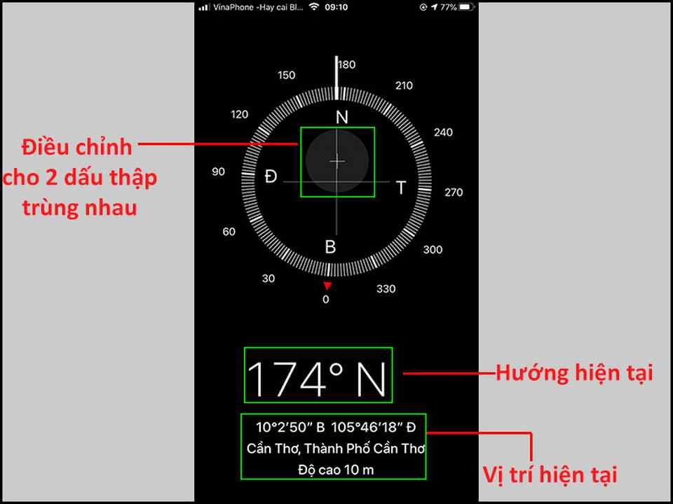Hãy áp dụng cách điều chỉnh hướng