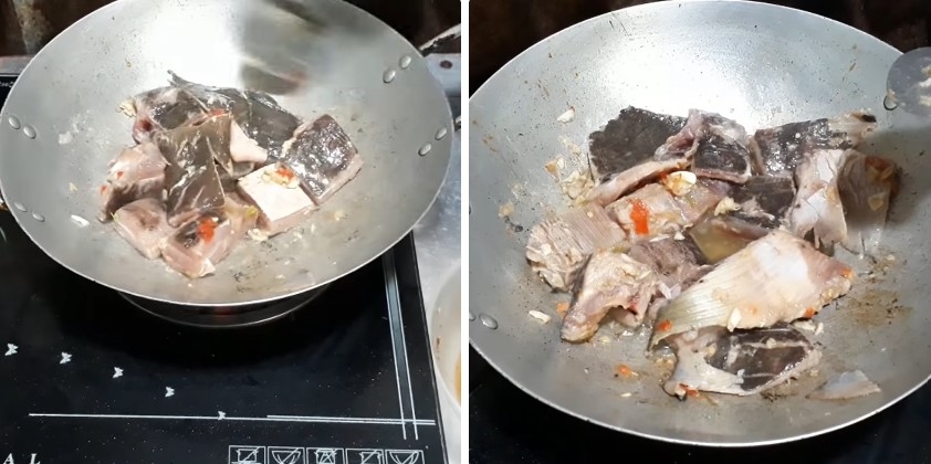 cá đuối nấu canh chua - Ảnh 19