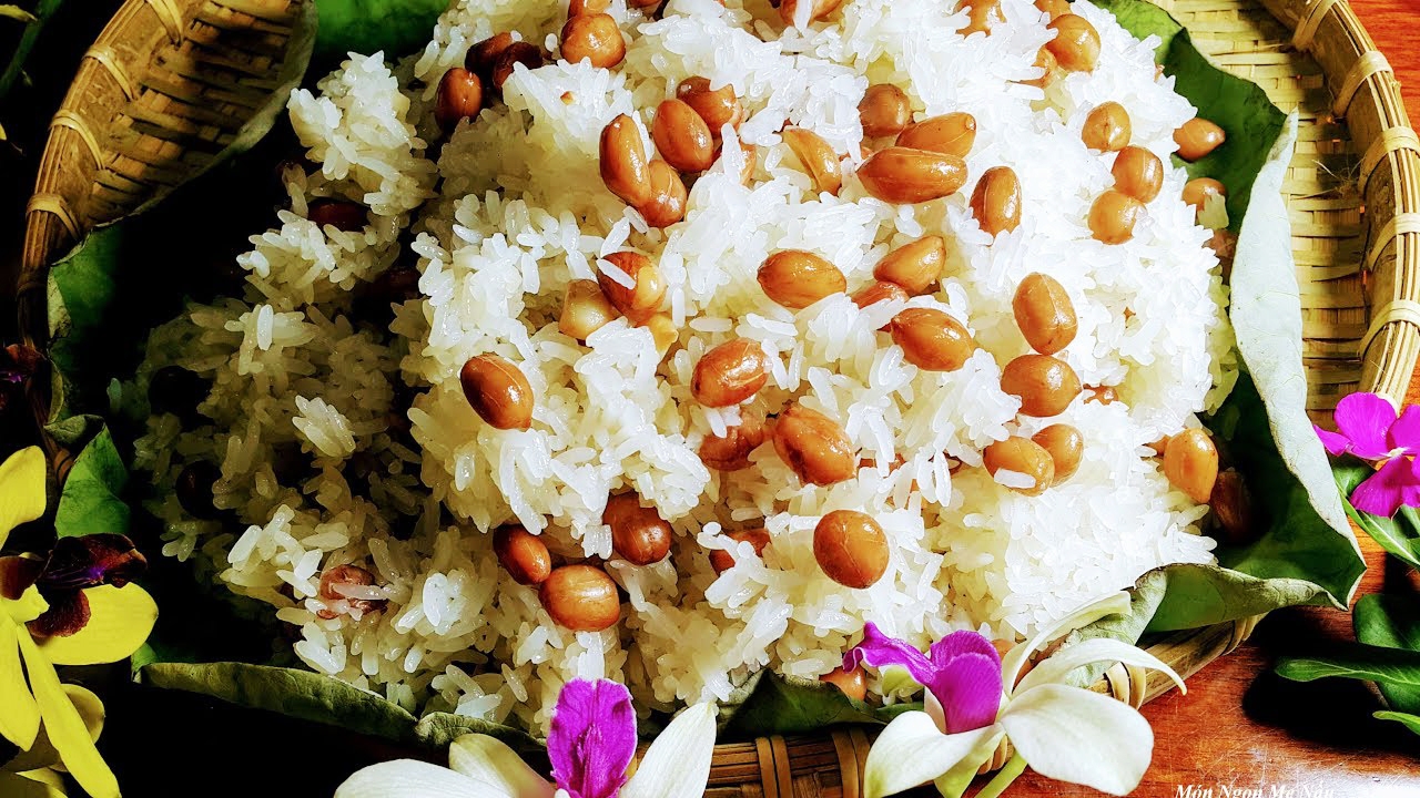 xôi đậu phộng bảo quản
