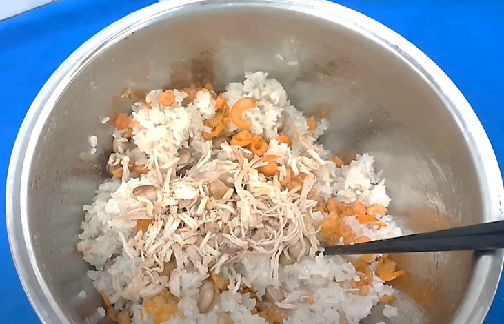 xôi đậu phộng thành phẩm