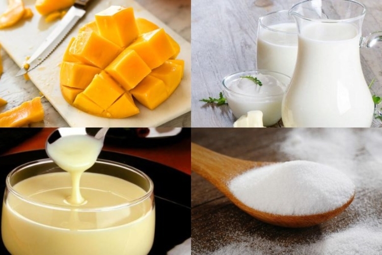Nguyên liệu làm sinh tố xoài