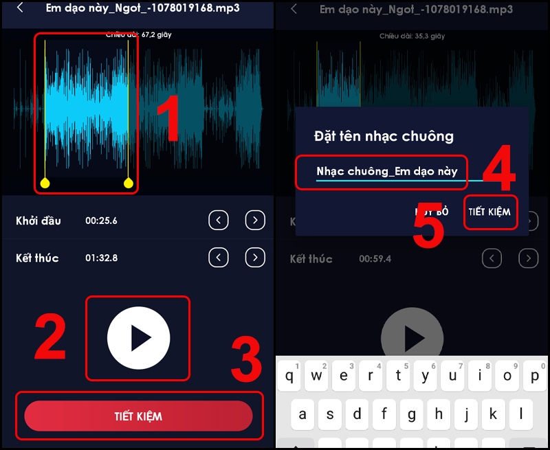 Cắt nhạc làm nhạc chuông hình 5